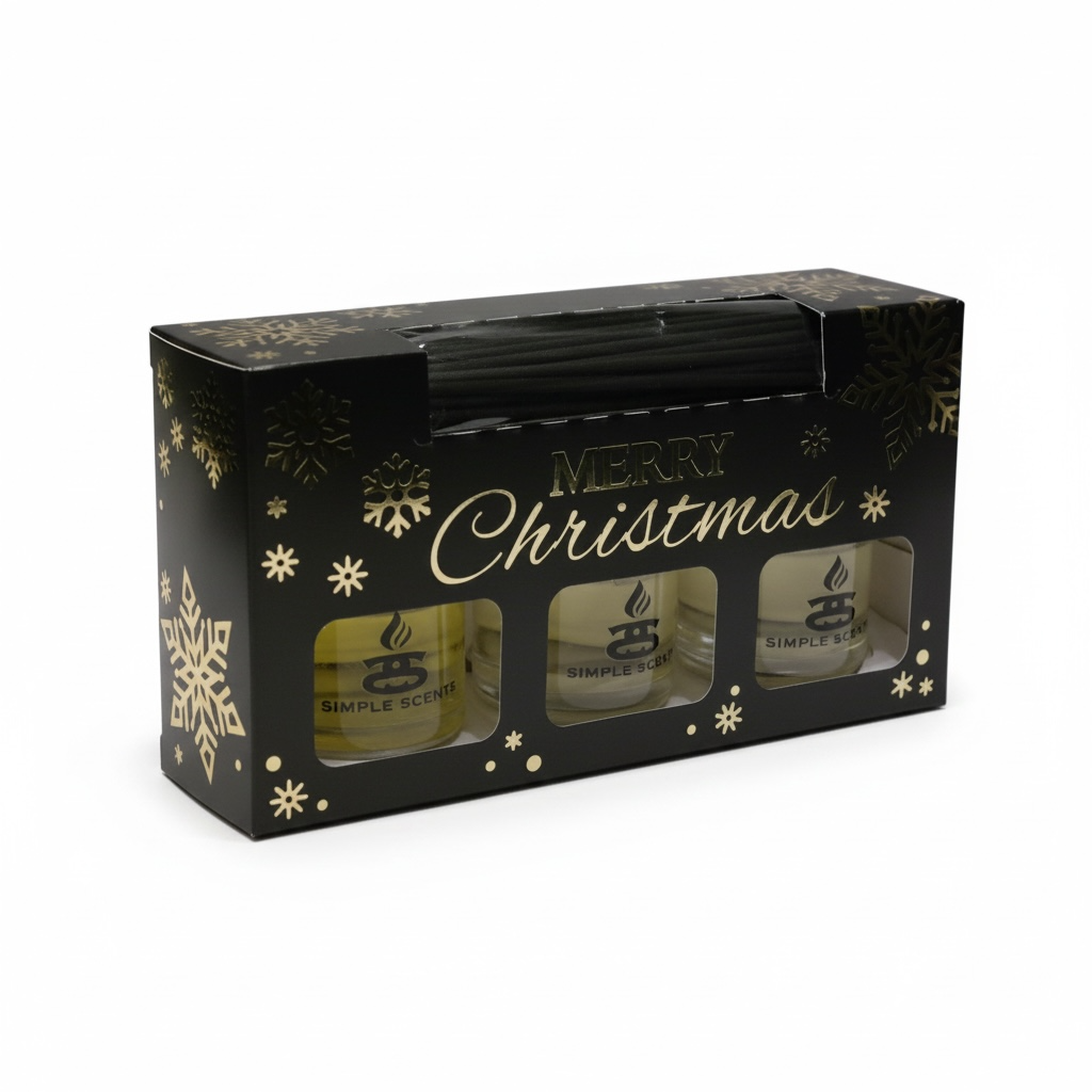 Simple Scents Excellence Reed Diffuser Trio - Festive Indulgence Collection