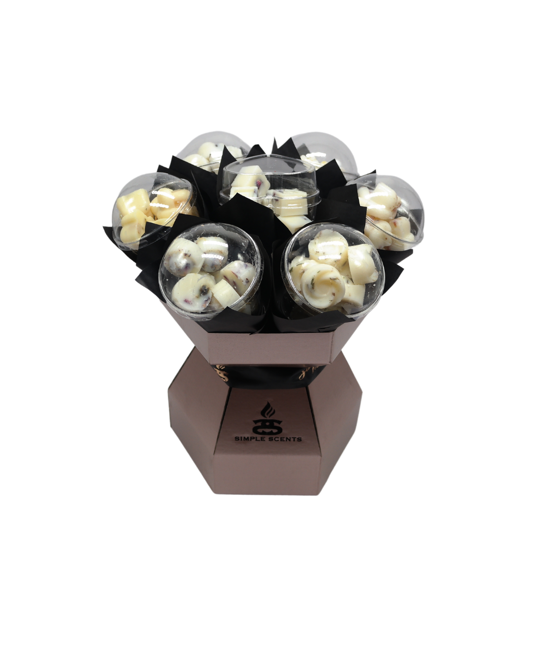 Simple Scents Elegance Wax Melt Flower Bouquet & Wax Melt Burner Gift Set