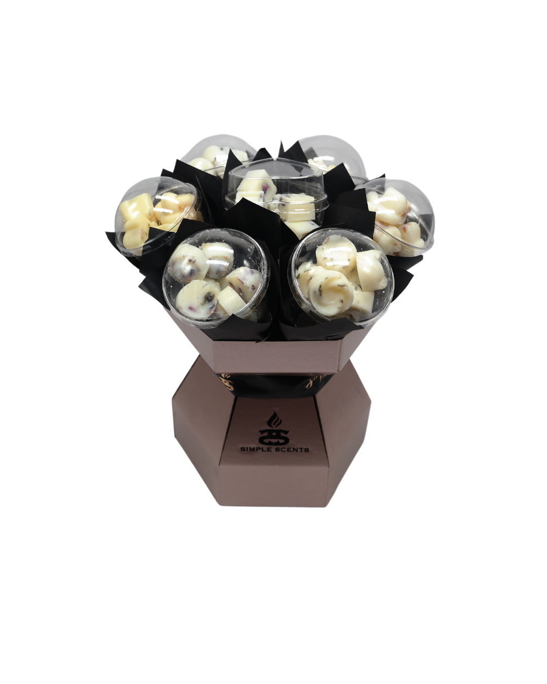 Elegance Wax Melt Flower Bouquet & Wax Melt Burner Gift Set