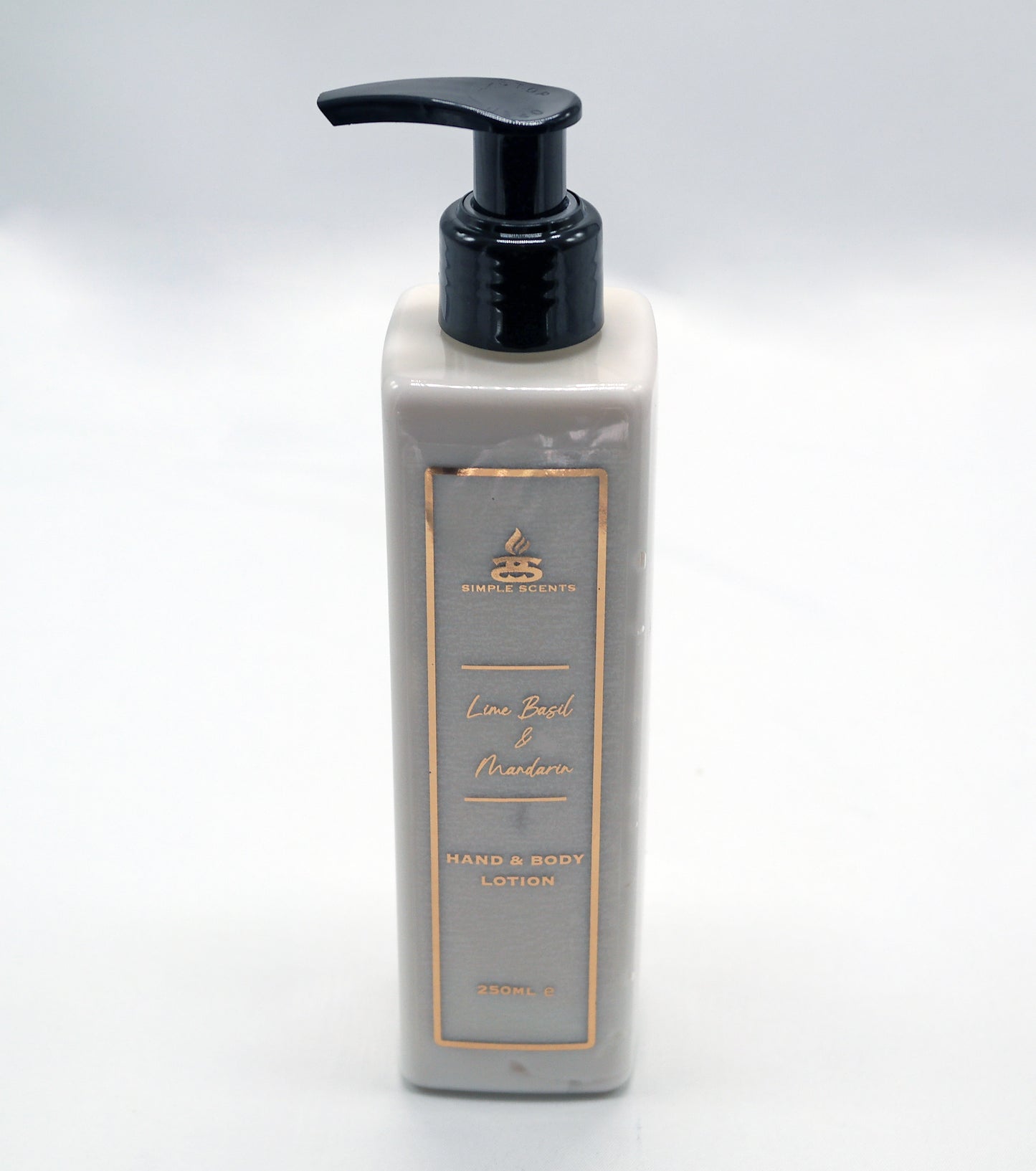 Lime Basil & Mandarin Hand Lotion in bottle