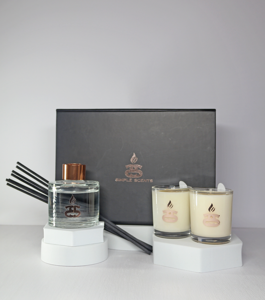 Simple Scents Experience Mini Indulgence Candle & Reed Diffuser Gift Set