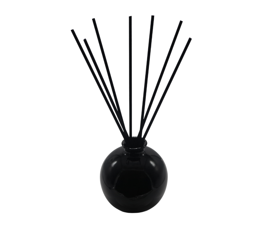 Perfectly Imperfect Olivio Ceramic Reed Diffuser Bottle - Black 100ml