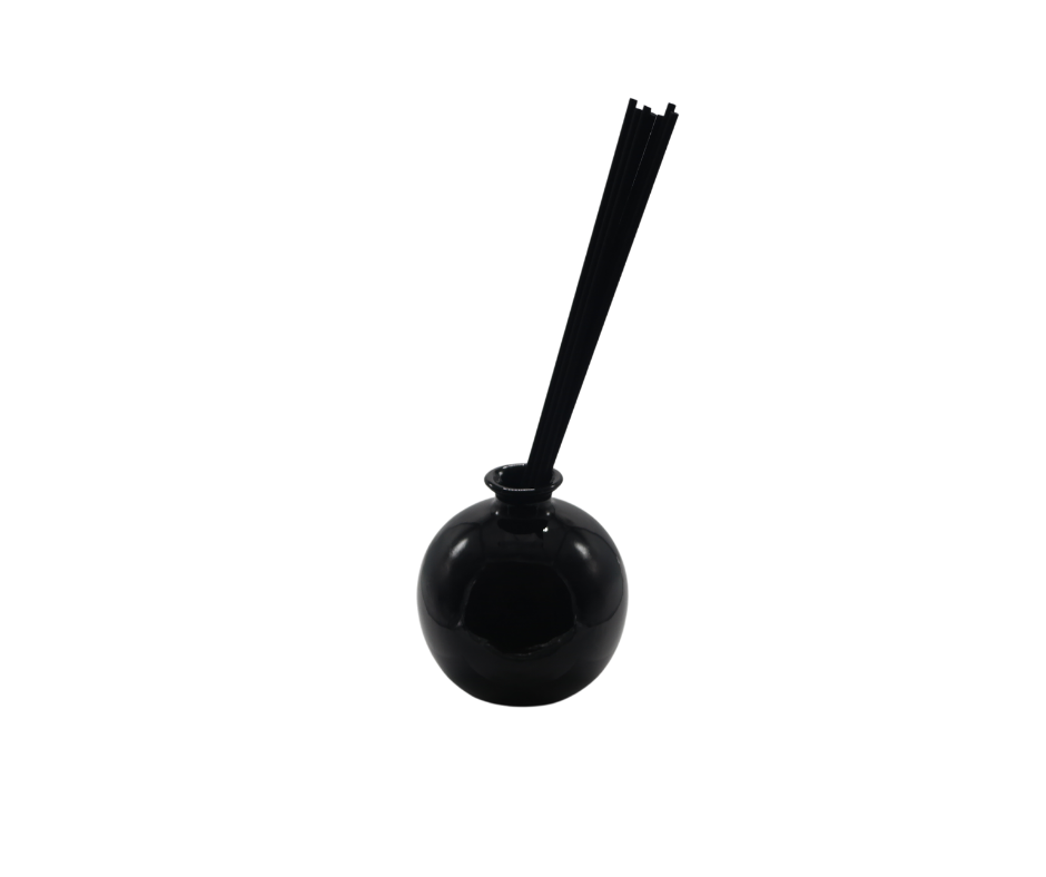 Perfectly Imperfect Olivio Ceramic Reed Diffuser Bottle - Black 100ml