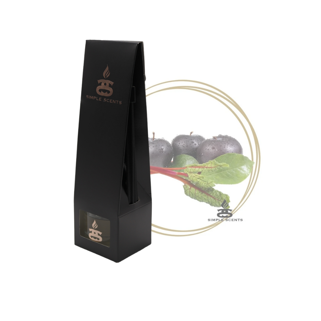 Black Plum & Rhubarb - Simple Scents Excellence Reed Diffuser