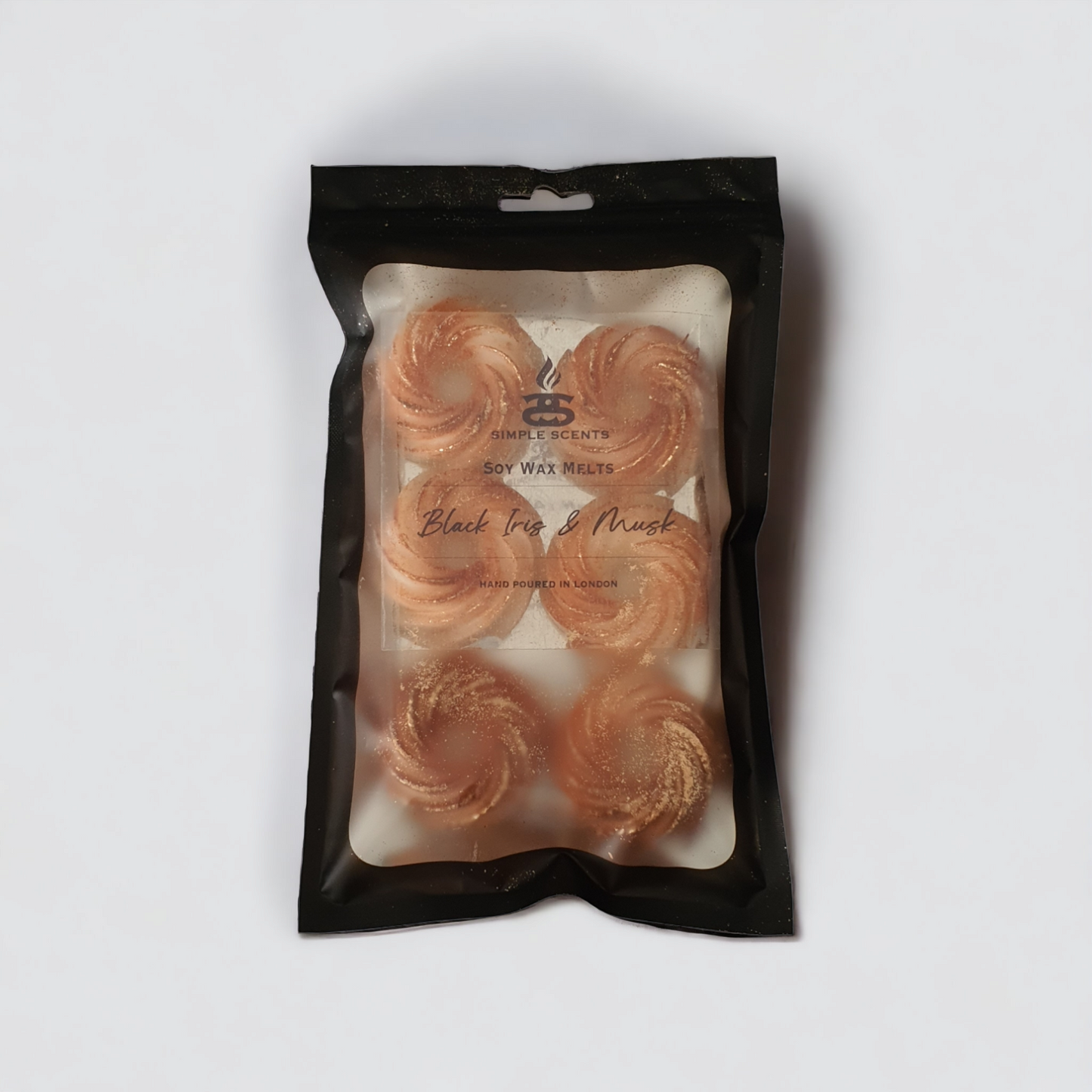 Black Iris & Musk - Simple Scents Ambience Large Twirl Style Wax Melts