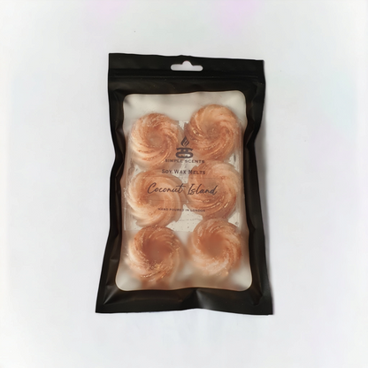 Coconut Island - Simple Scents Ambience Large Twirl Style Wax Melts
