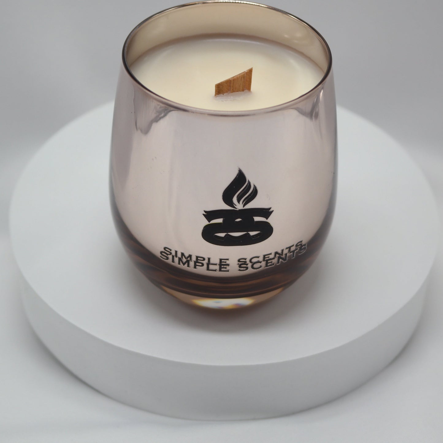 Equinox - Simple Scents Luxe Rosé Noir Wooden Wick Soy Candle