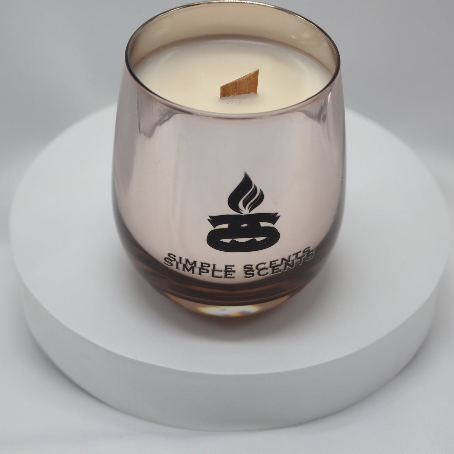 Celeste - Simple Scents Luxe Rosé Noir Wooden Wick Soy Candle