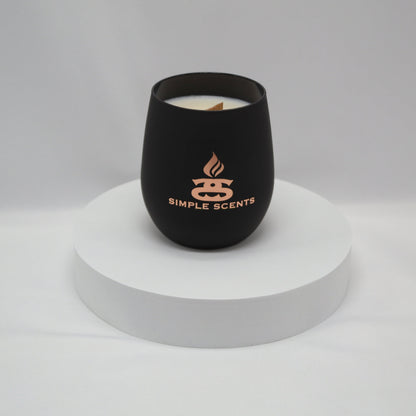 Simple Scents Luxe Rosé Noir Wooden Wick Soy Candle - Eclipse