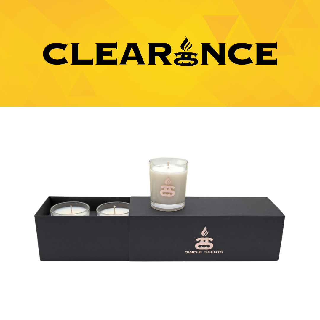 Clearance Simple Scents Mini Indulgence Trio Luxury Soy Candles