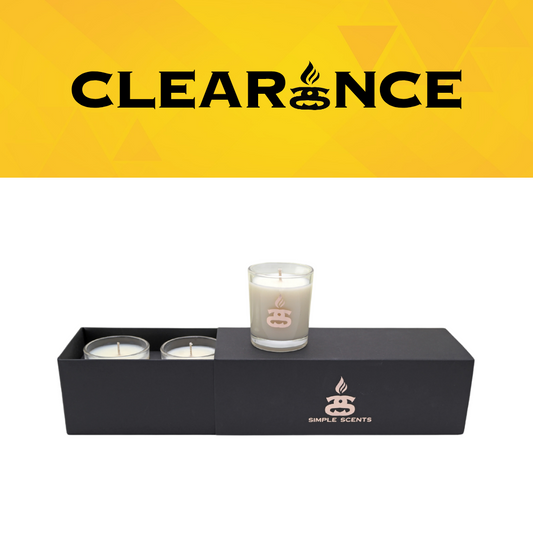 Clearance Simple Scents Mini Indulgence Trio Luxury Soy Candles