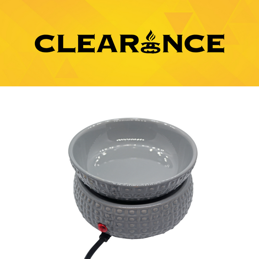 Clearance Dimpled Ceramic Grey Electric Wax Melter|Burner & Candle Warmer