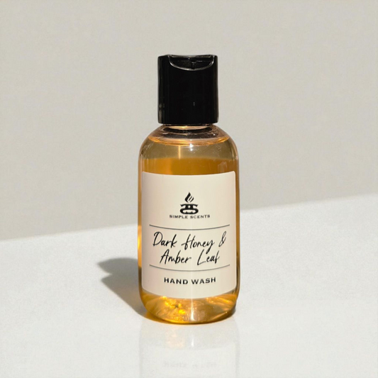 Simple Scents Minis - Dark Honey & Amber Leaf Hand Wash 50ml