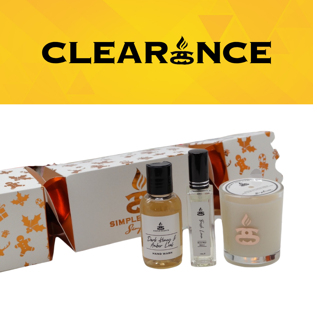 Clearance Simple Scents Extra Large Christmas Cracker Surprise - Candle, Room Spray & Hand Wash
