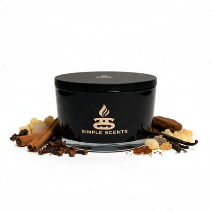 Midnight Noel Christmas Candle | 420g Three-Wick