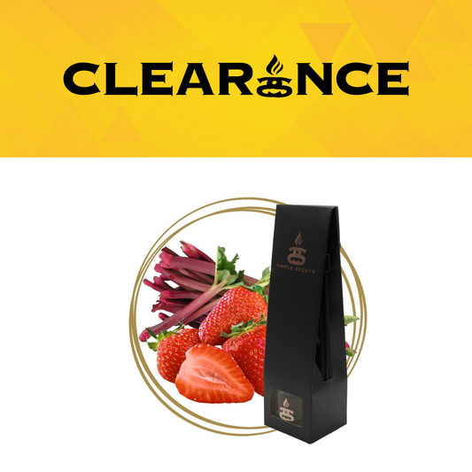 Clearance - Simple Scents Strawberry & Rhubarb Excellence Reed Diffuser
