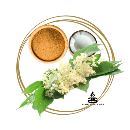 Elderflower & Coconut Sugar - Simple Scents Ambience Rose Style Wax Melts
