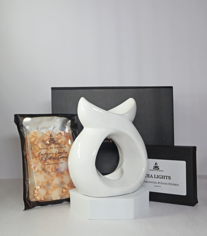 Wax Melt Burner Gift Set, Ceramic Wax Burner