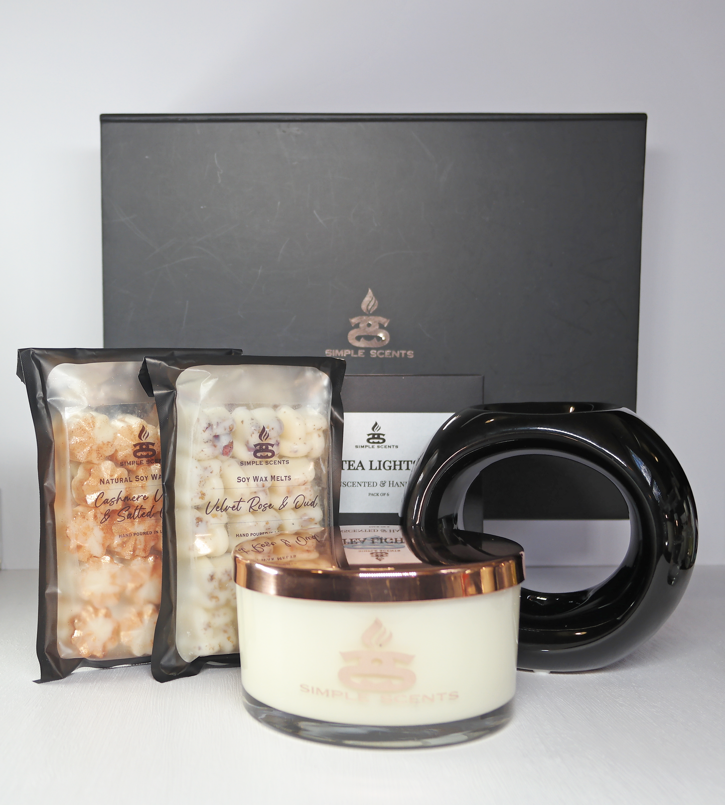 Simple Scents Experience Candle, Wax Melt & Oslo Burner Gift Set