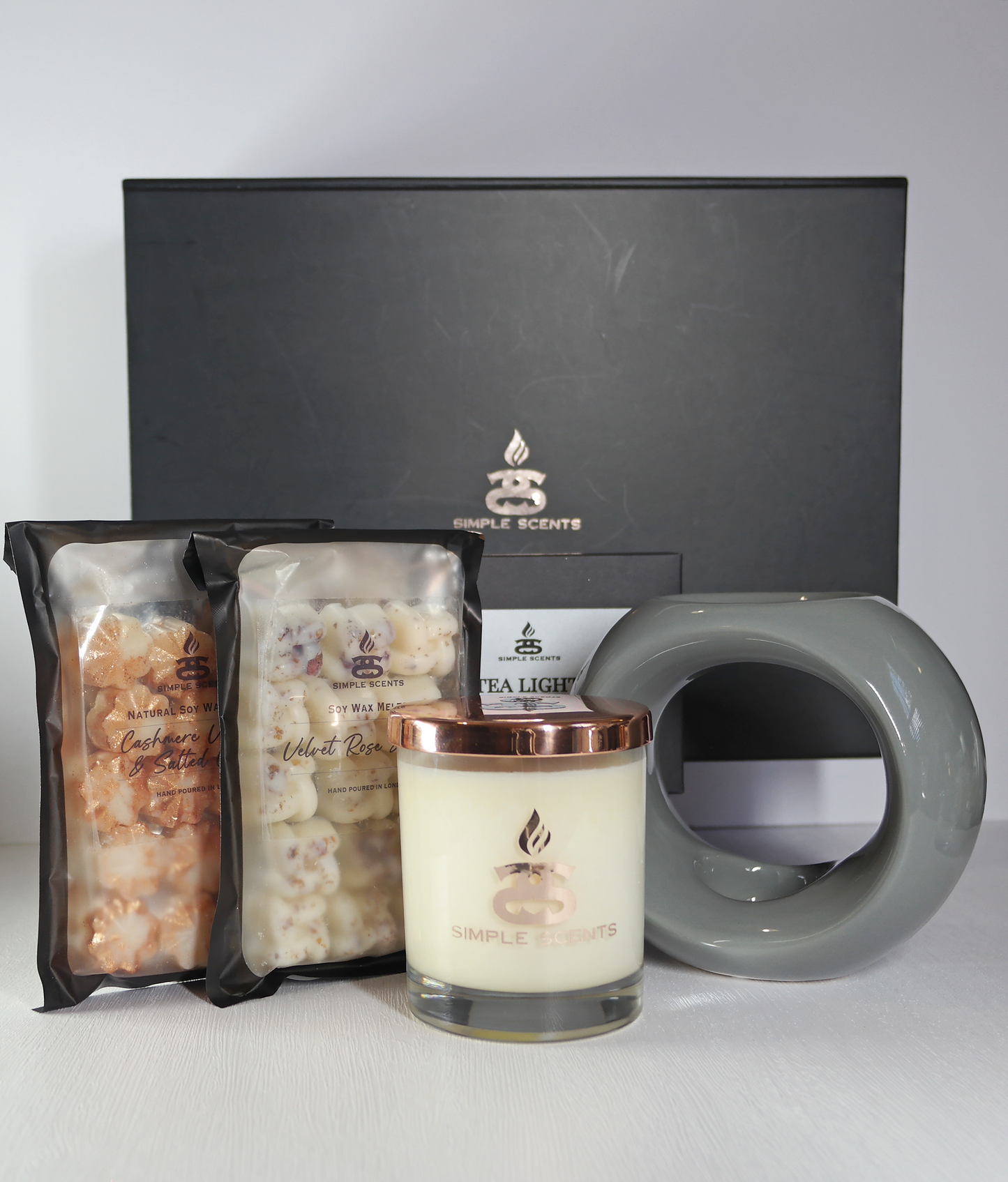 Simple Scents Experience Candle, Wax Melt & Oslo Burner Gift Set