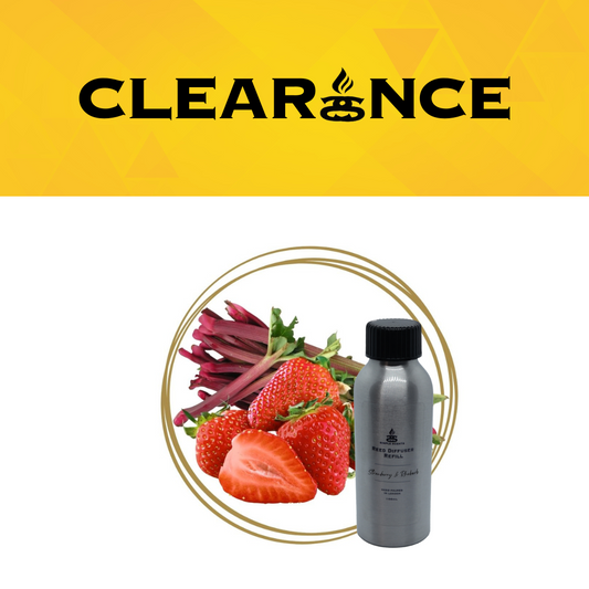 Clearance - Simple Scents Strawberry & Rhubarb Excellence Reed Diffuser Refill